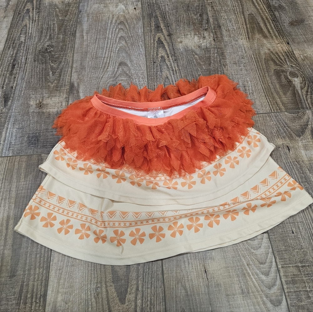 Moana Girls 7/8 Swim Skirt Coverup Disney Princess